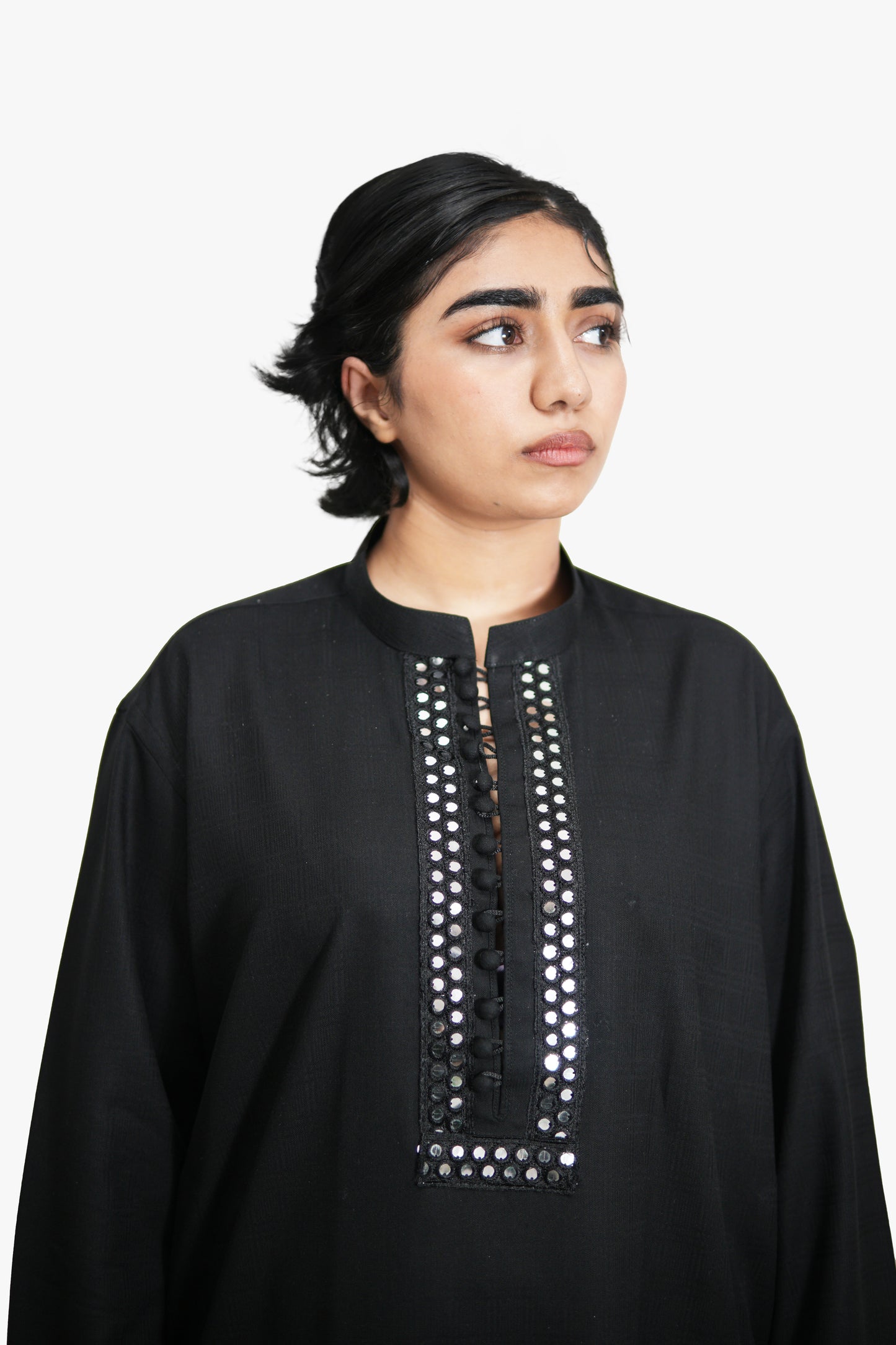 CHANDNI RAAT Black Shalwar Kamiz