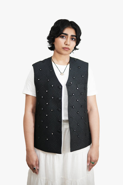 FALAK Black Waistcoat