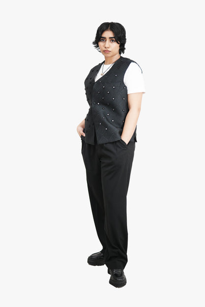 FALAK Black Waistcoat