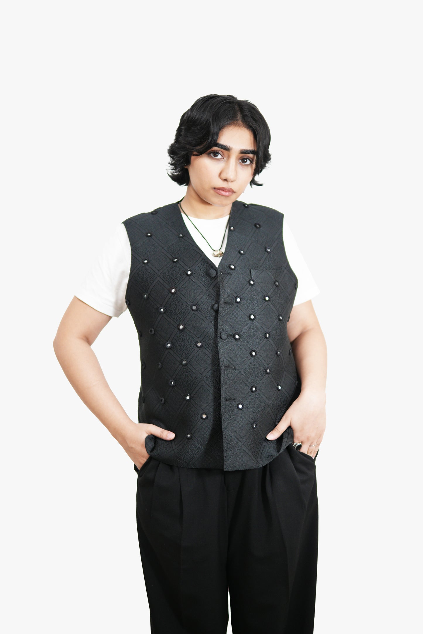 FALAK Black Waistcoat