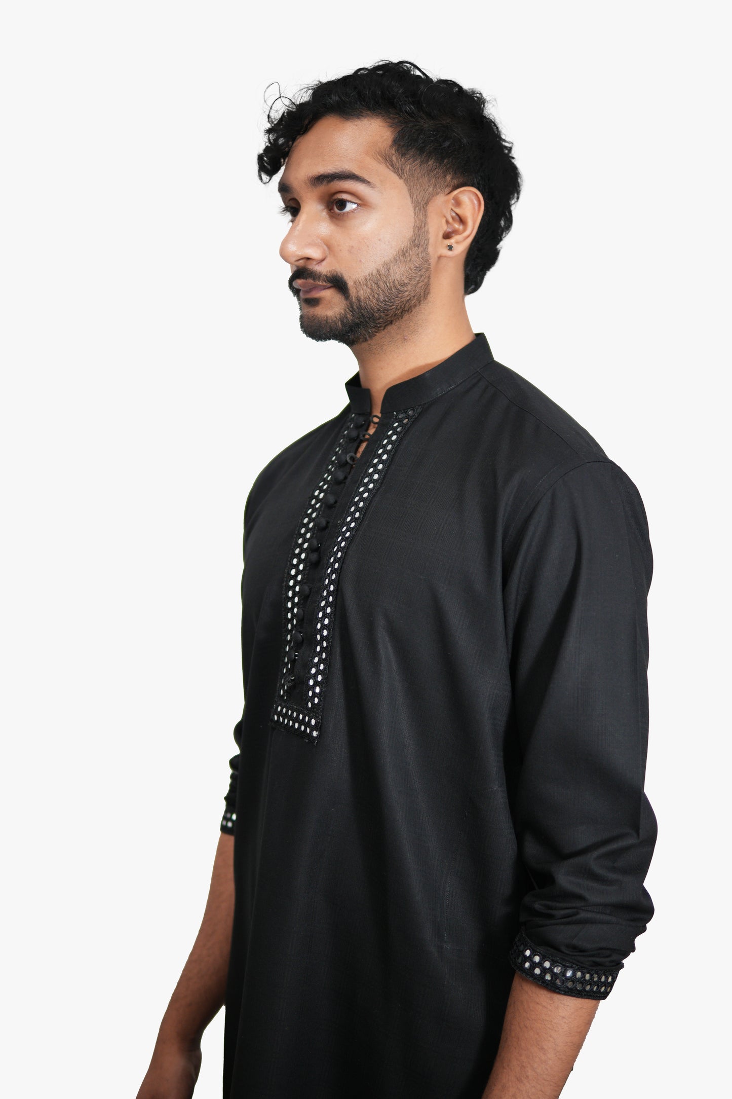 CHANDNI RAAT Black Shalwar Kamiz