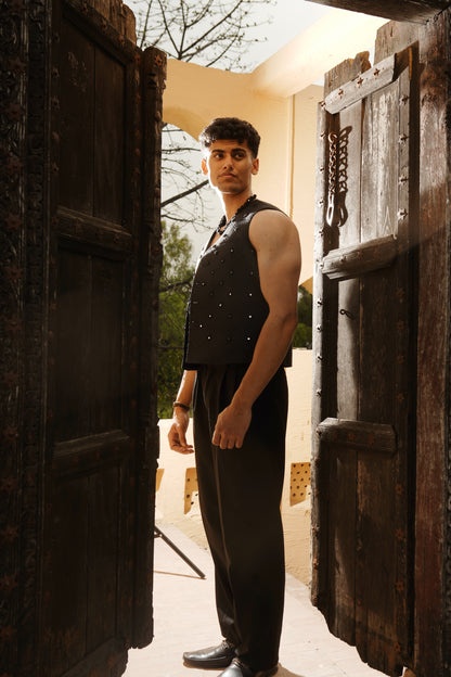 FALAK Black Waistcoat