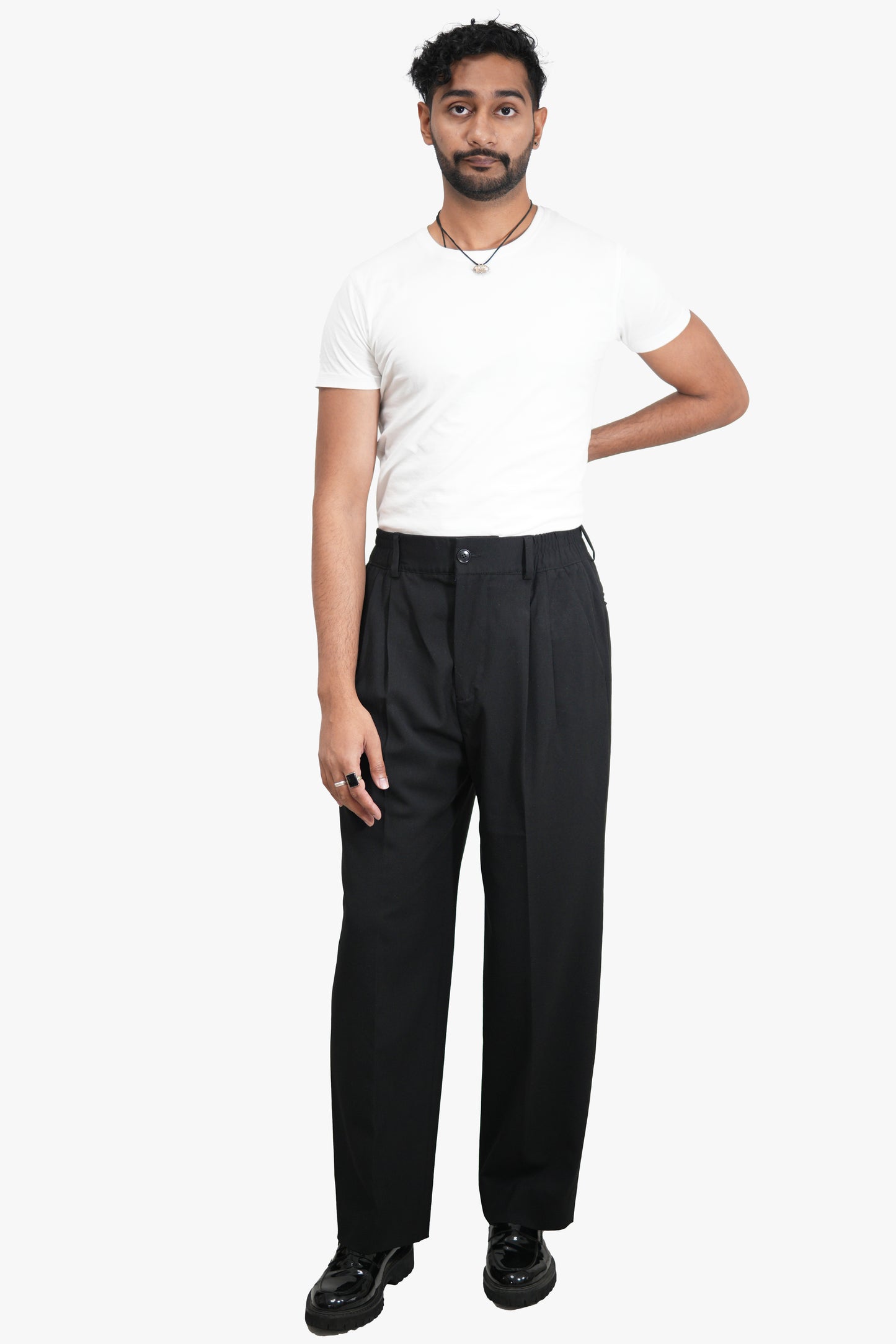 LAIL Black Flowy Pants